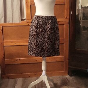 Leopard-print Mini-Skirt